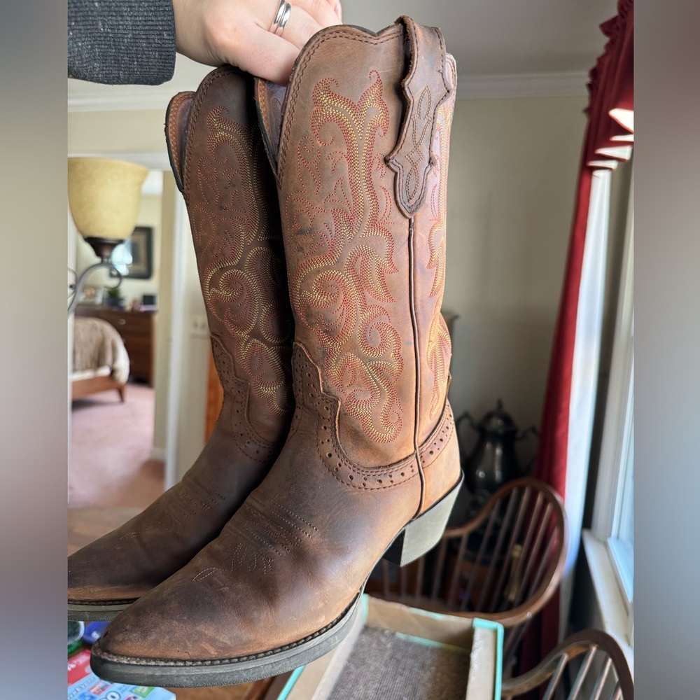 Justin Boots Stampede - Leather - size 8